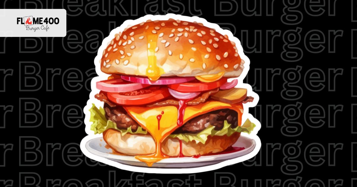 Breakfast Burger | Flame 400 Burger Cafe