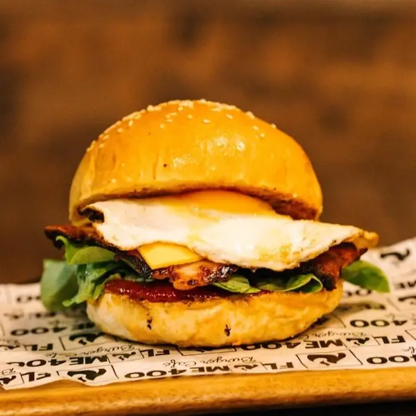Bacon & Egg Burgers | Flame 400 Burger Cafe