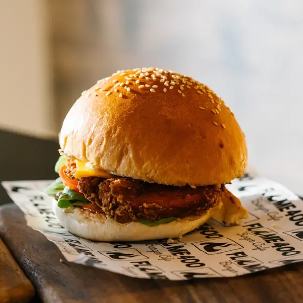 Chicken Deluxe Burgers | Flame 400 Burger Cafe