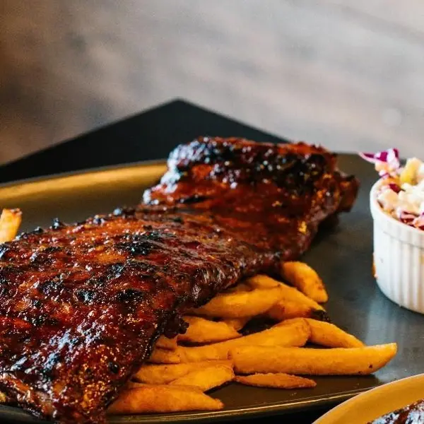 Full Rack of Pork Ribs | Flame 400 Burger Cafe