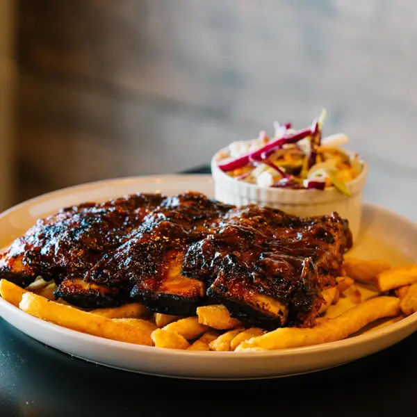 Half a Rack of Pork Ribs | Flame 400 Burger Cafe