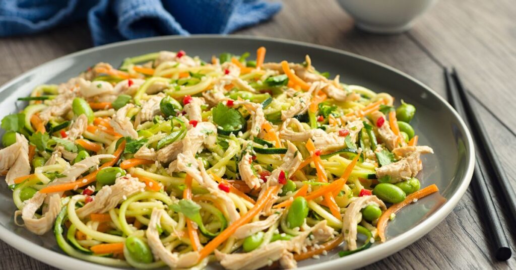 How to Prepare Bangbang Chicken Salad | Flame 400 Burger Cafe