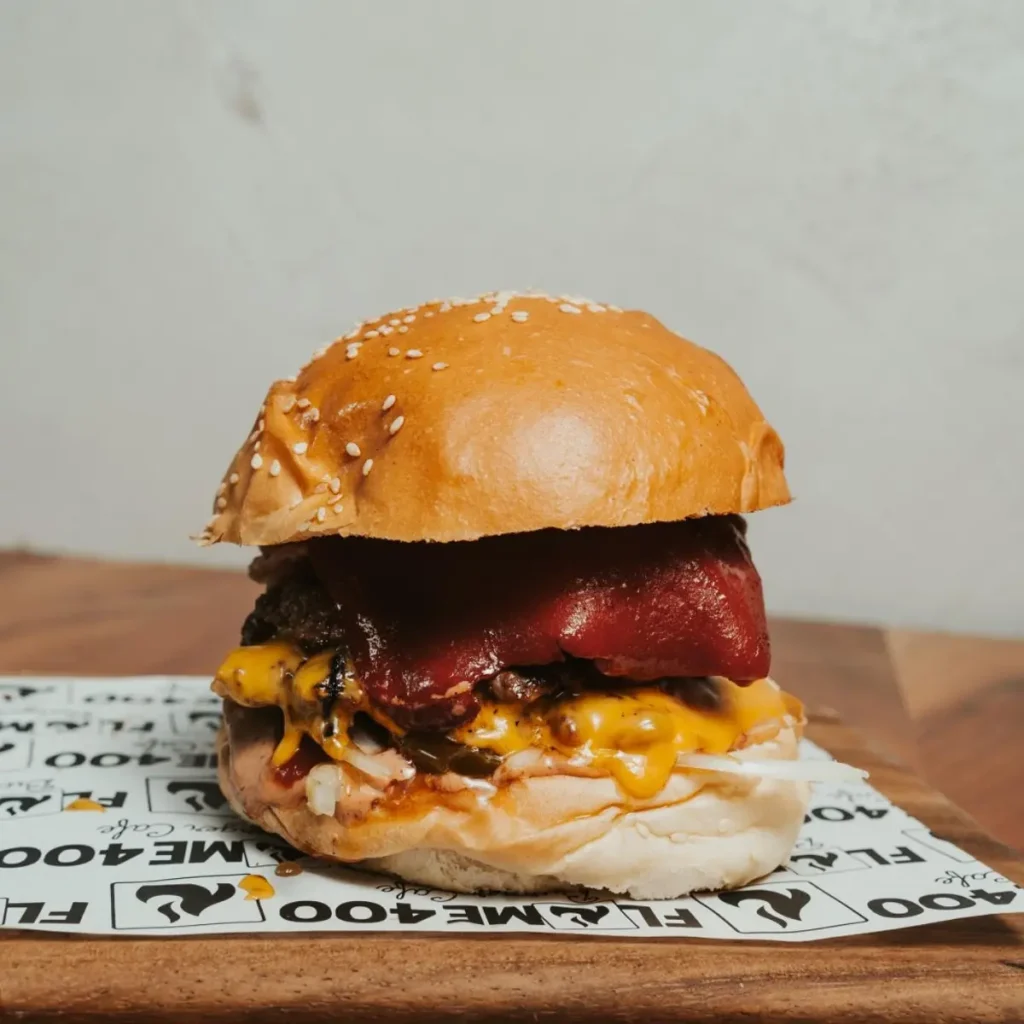 It's Hot Burgers | Flame 400 Burger Cafe